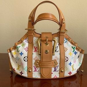 💯 Auth Louis Vuitton Theda Multicolore Monogram